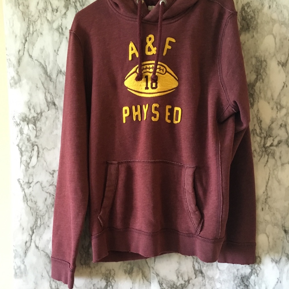 Abercrombie and Fitch muscle hoodie football